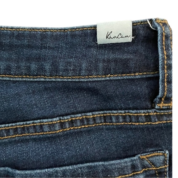 Kancan Distressed Skinny Jeans Dark Blue Size 9/11 - Picture 9 of 9